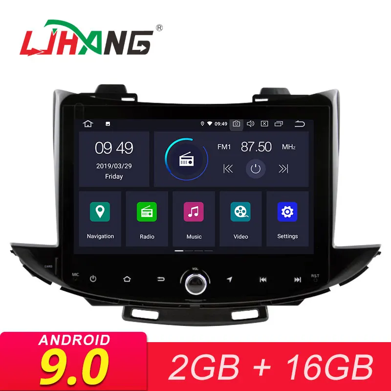 

LJHANG Android 9.0 Car Radio GPS For Chevrolet Trax 2017 2018 WIFI Audio Stereo Multimedia Car Radio Bluetooth RDS Canbus RDS FM