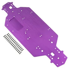 1set Metal Chassis Replacement For 1/10 Electric Rc car Redcat Truck Monster lesu cnc metal chassis rail for 1 14 model rc hino 8 8 hydraulic dumper truck