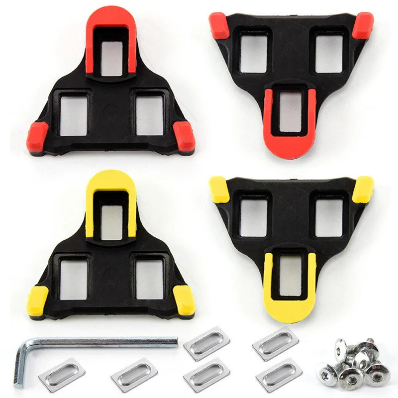 Road Bike Bicycle Shoes Pedal Cleats Set Cycling Bike Multi Colors