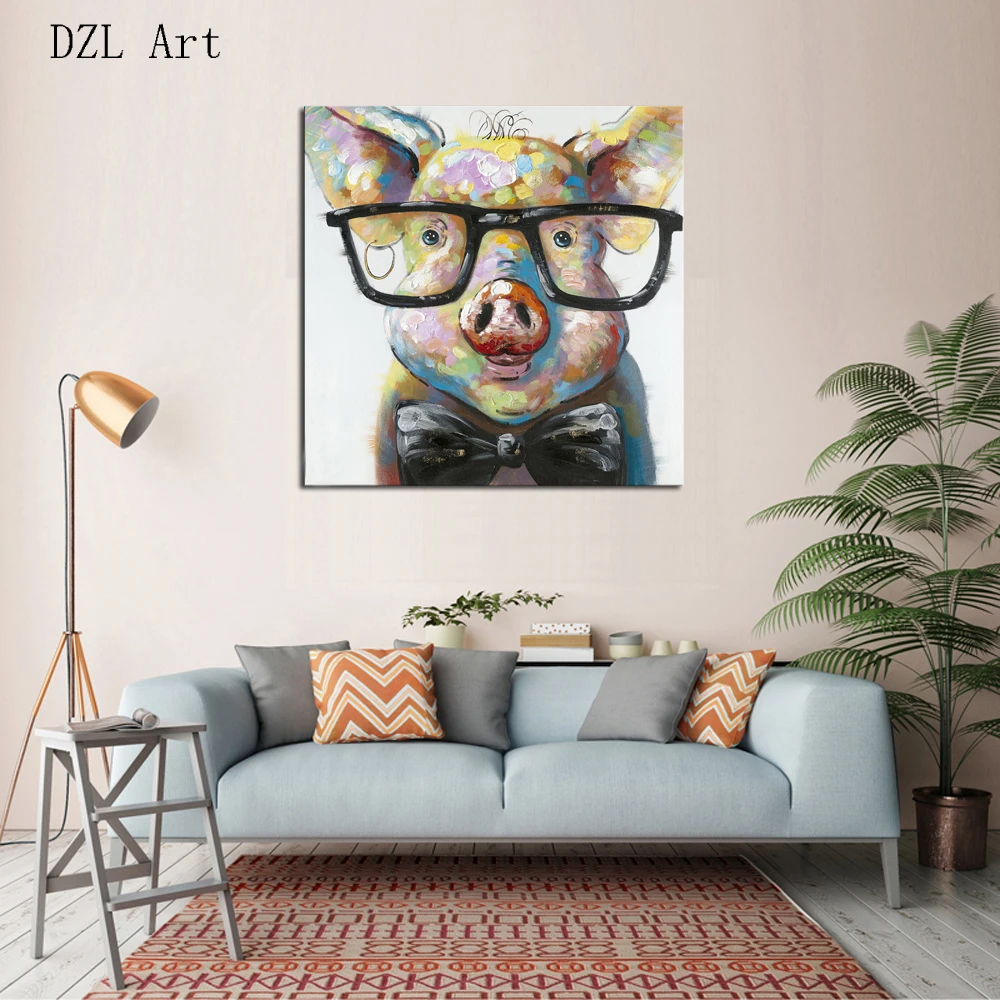 Ongekend 1 Stuk Woonkamer Slaapkamer Moderne Home Art Decoratie Varkens VQ-75