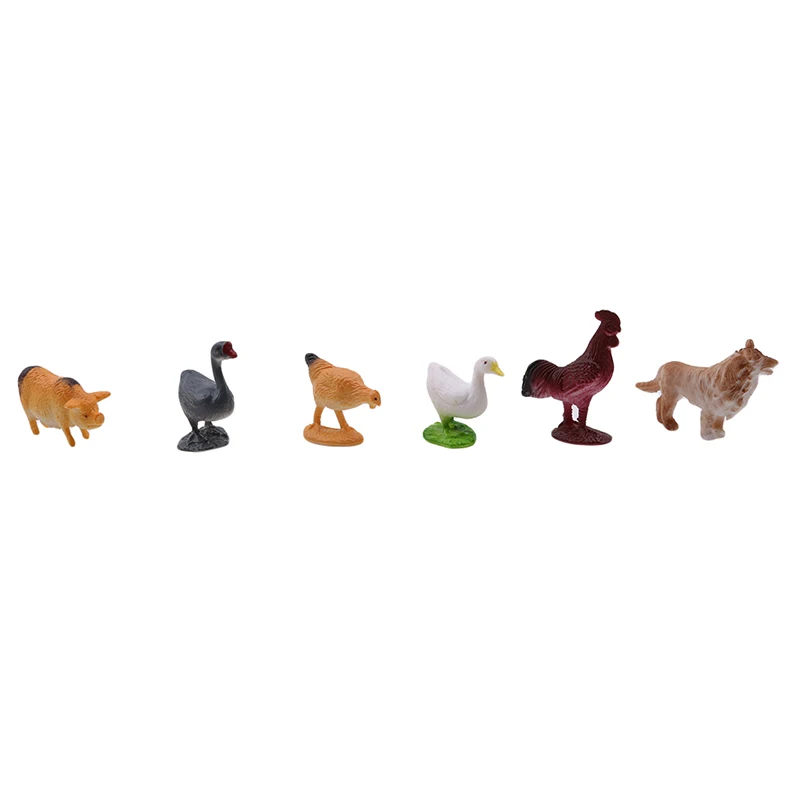12 шт./компл. весело диких животных Динозавр ферма насекомых моделирование мелких животных модель детских игрушек для детей младшего возраста познавательные подарок