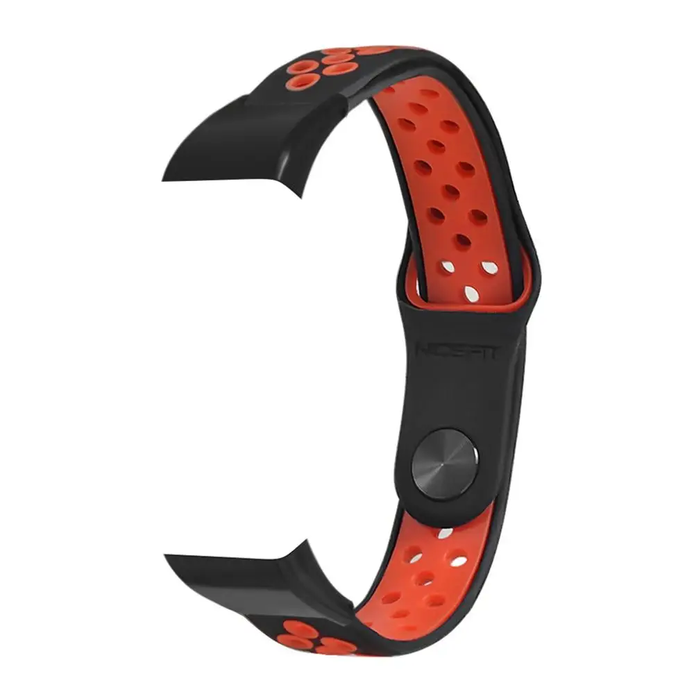 Красный Ремешок для часов huawei Band 3 Pro сменный мягкий силиконовый спортивный ремешок для наручных часов для huawei Band 3 Pro Регулируемый Q70 - Цвет: Красный