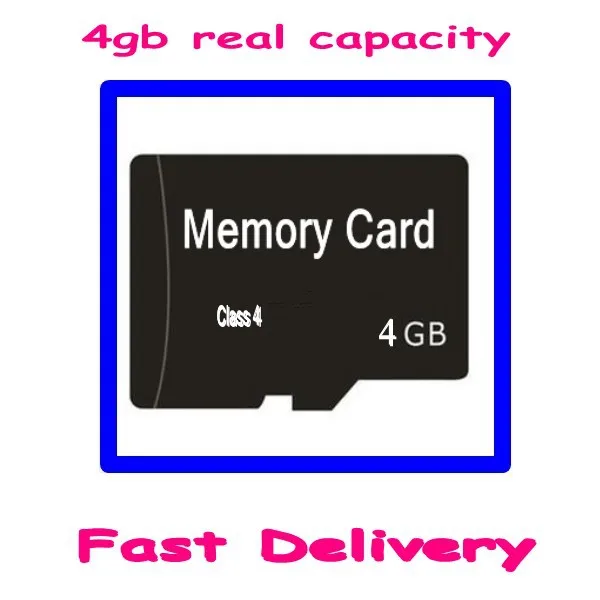 100pcs/lot Bulk buy 4gb 8gb class 4 real full sd cards cheap memory tf