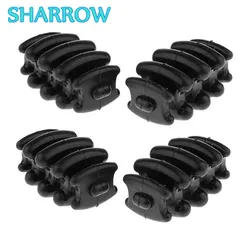 4Pcs Compound Bow Limb Stabilizer Dampener Vibration Silencers Damper Absorber for Outdoor Shooting Training Archery Accessories