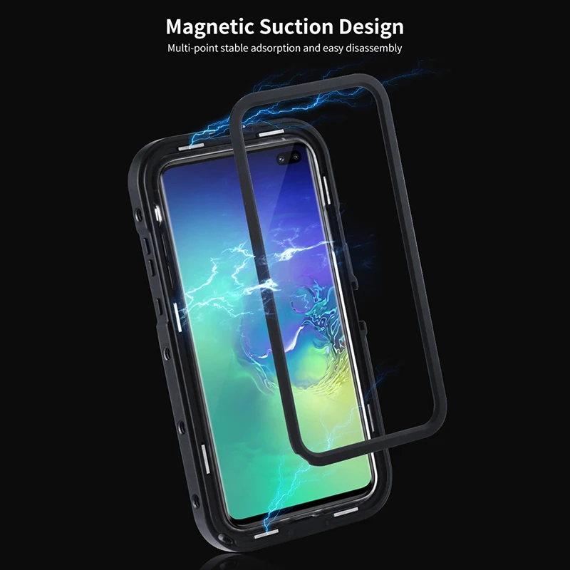 Ulanzi Vlog металлический чехол для Samsung S10 Plus Вертикальный магнитный съемки с 1/4