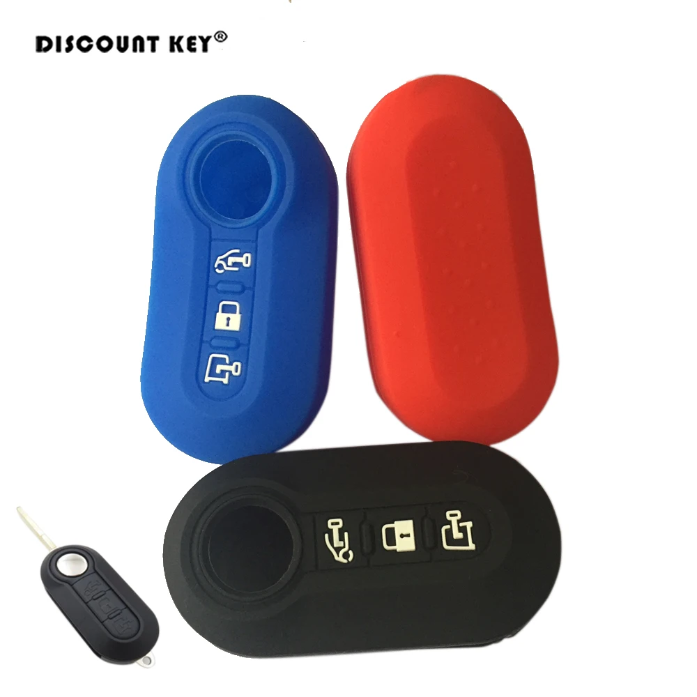 

Silicone Car Key Cover For Fiat Ducato for Citroen Relay for Peugeot Boxer PEU25 Key Cover Case 3 Button Flip Key Cover Case