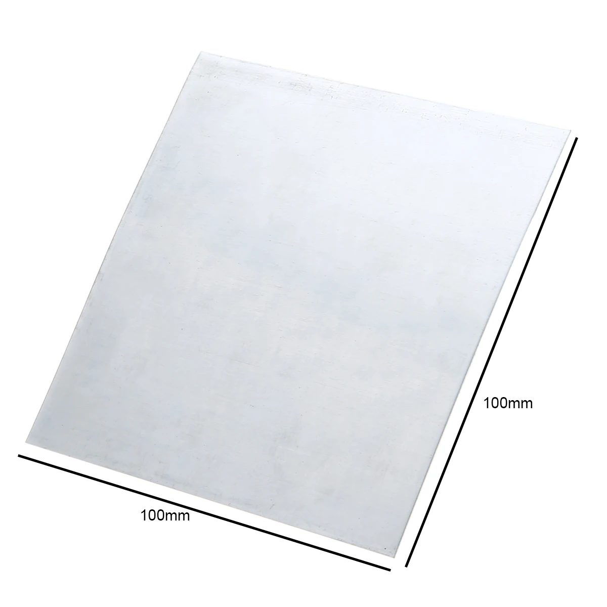 5pcs 0.5mm Thickness Pure Zinc Zn Sheet Plate High-purity 100x100mm Metal Foil Sheet For Experimental Situations