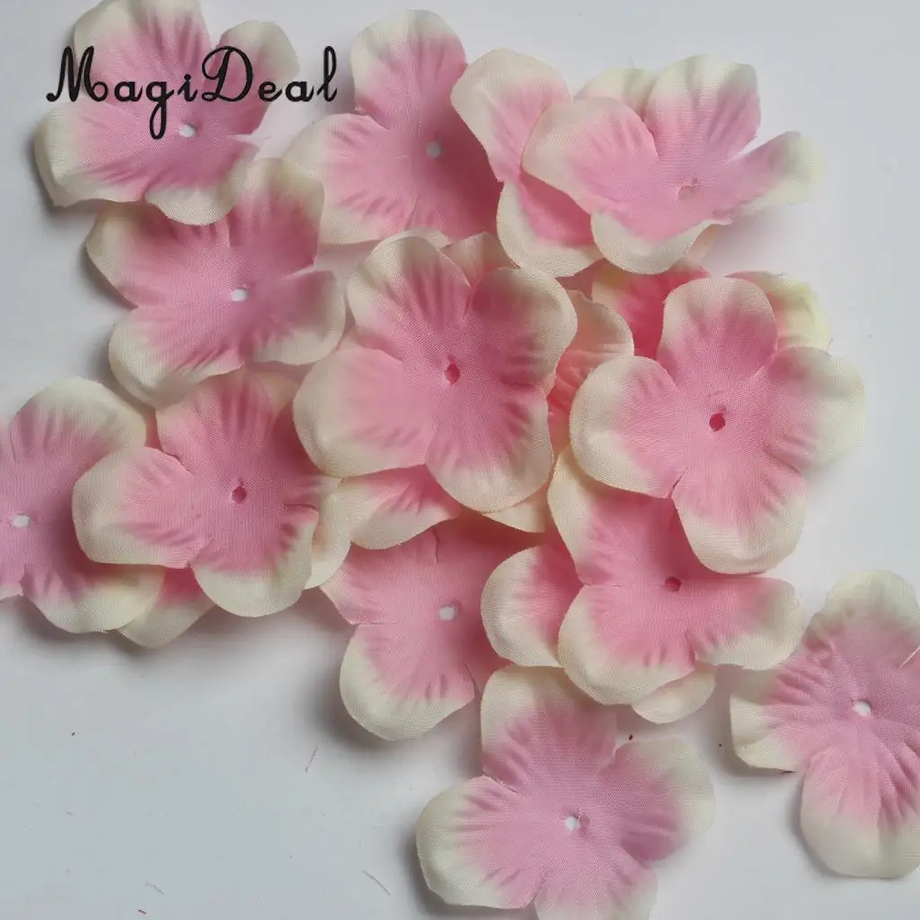 MagiDeal Delicate 500Pcs Artificial Rose Flower Petals Craft for DIY Hair Bow Dress Wedding Party Corsage Flower Garland Decor
