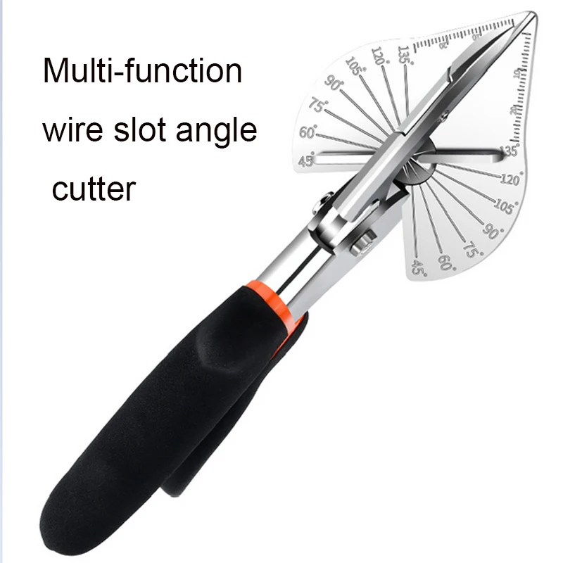 multifunction Scissors Angle Shear 45 Degree To 135 Degree Miter Cutter Hand Shear Multifunctional PVC PE Plastic Pipe Scissors
