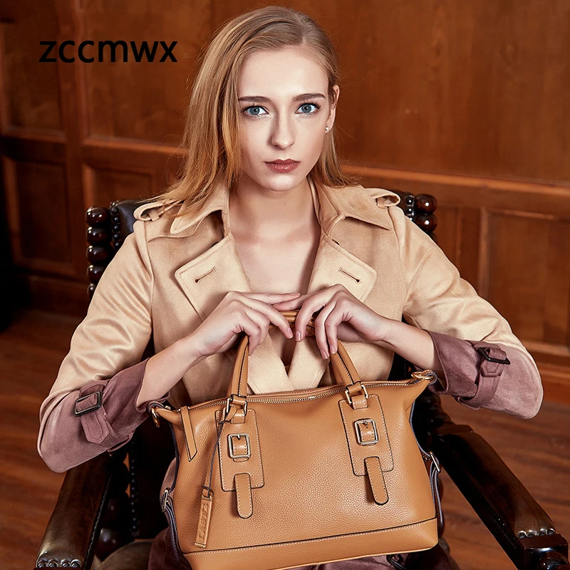 

Zccmwx 2018 new leather handbags ladies luxury brand designer handbag Messenger bag shoulder bag fashion trend 1119 models