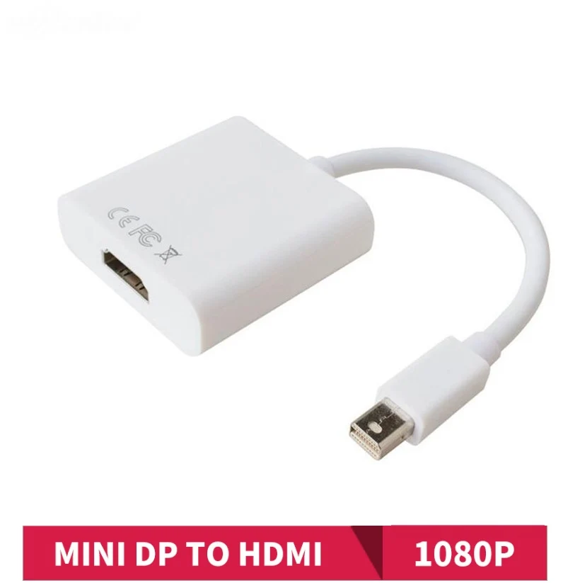 400 шт.+ Mini DisplayPort DP мужчина к HDMI Женский конвертер Кабель-адаптер для APPLE MacBook Pro Air NEW ноутбуков TOSHIBA 4 К