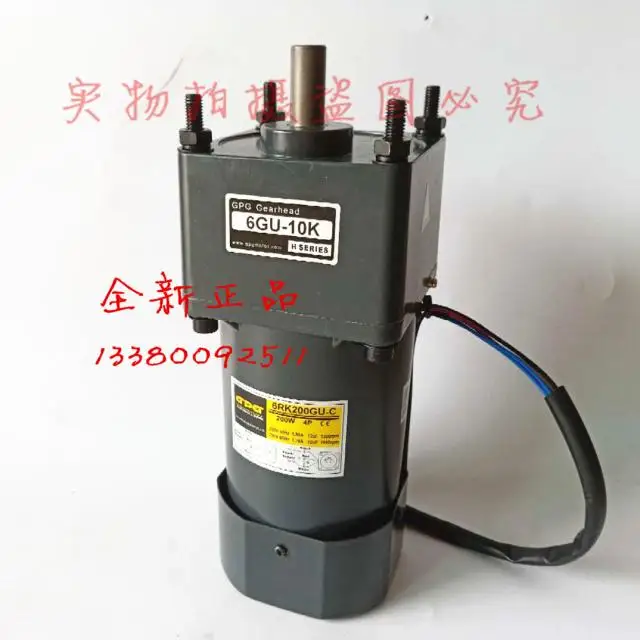 AC220V мотор 6RK200GU-C 6GU10K 6GU20K 6GU30K мотор-редуктор 200W регулятор