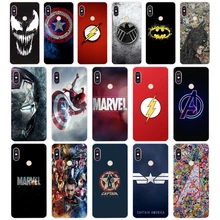 155 Марвел Мстители Капитан Америка щит ТПУ Мягкий силиконовый чехол для телефона Xiaomi Redmi Note 4 4X5 7 6 pro plus a2 lite чехол