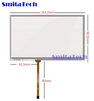 

7 inch 165mm*100mm touch screen panel handwriting screen car DVD with AT070TN92 94 165*100mm