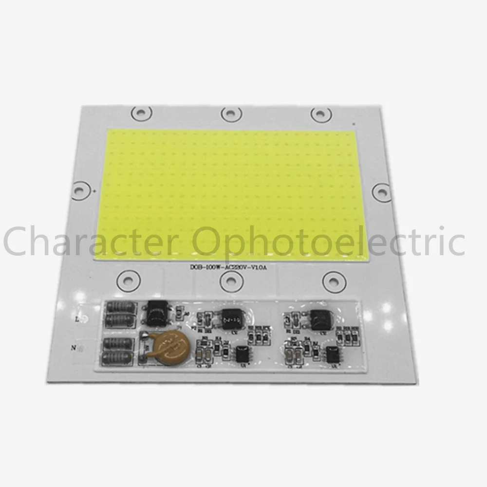 1 шт. 100 Вт светодиодные светильник пы Smart IC Cob Белый 6000-6500K Светодиодная лампа с