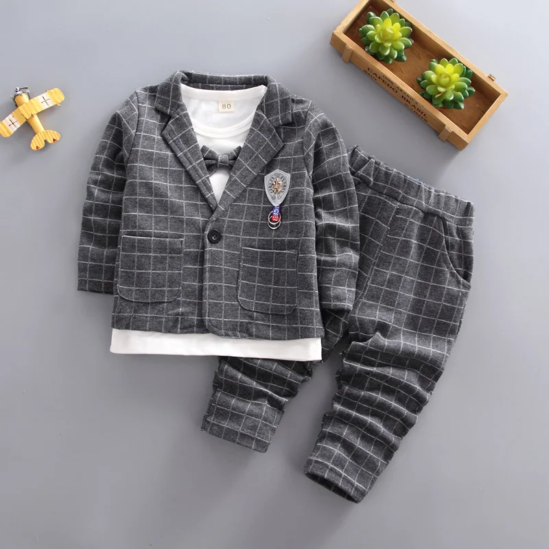 baby boy boutique clothing dress for baby boy gentleman autumn suit kids boys wedding clothes fall school outfits 1 2 3 4 years