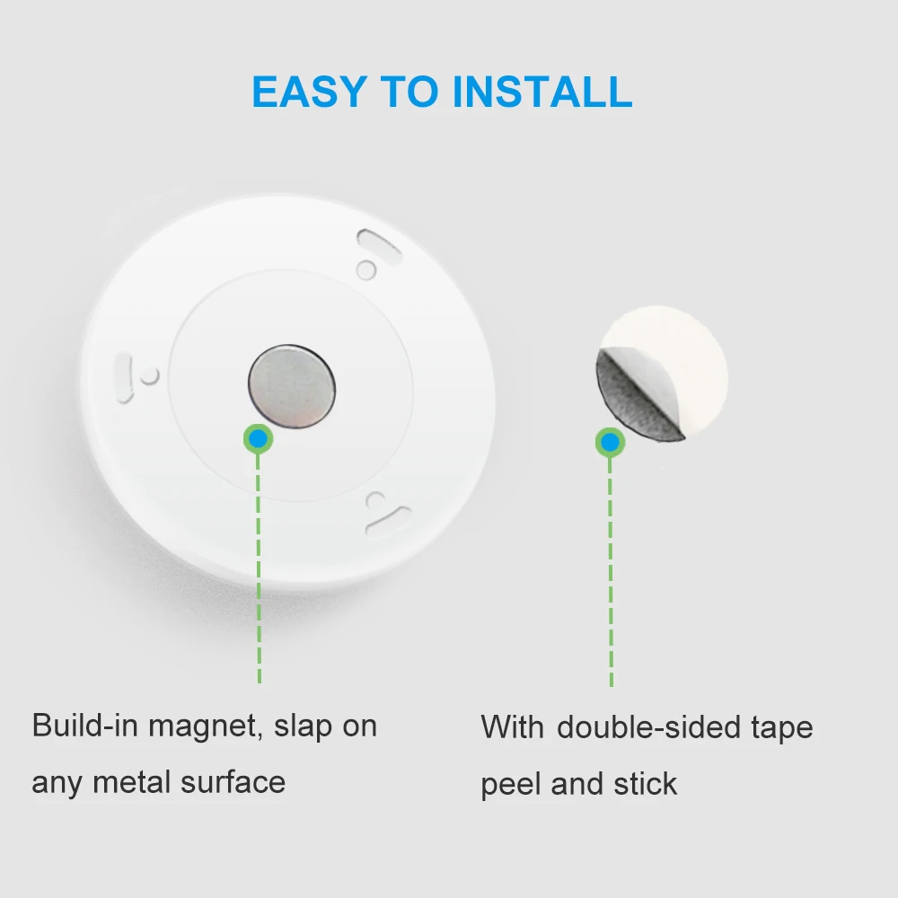  AMIR 3/6pcs LED Night Light Motion Sensor Control Light Mini Wireless Detector Wall Lamp Emergency  - 32999280339