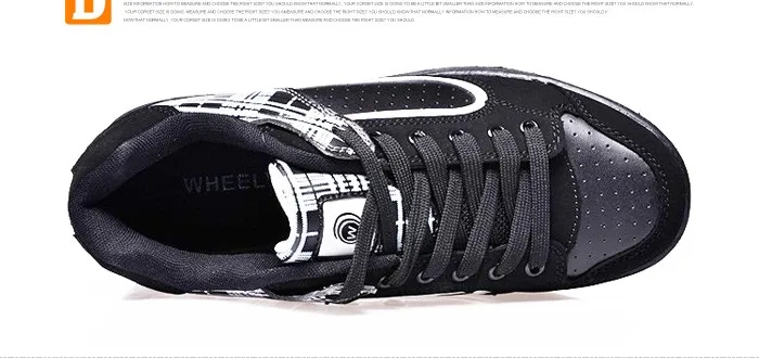 New Fasion Children Shoes With Wheels Girls Boys Roller Skate Shoes For Kids Sneakers With Wheels Wheelies Shoes Eu Size 29-40 DTW001 (8)