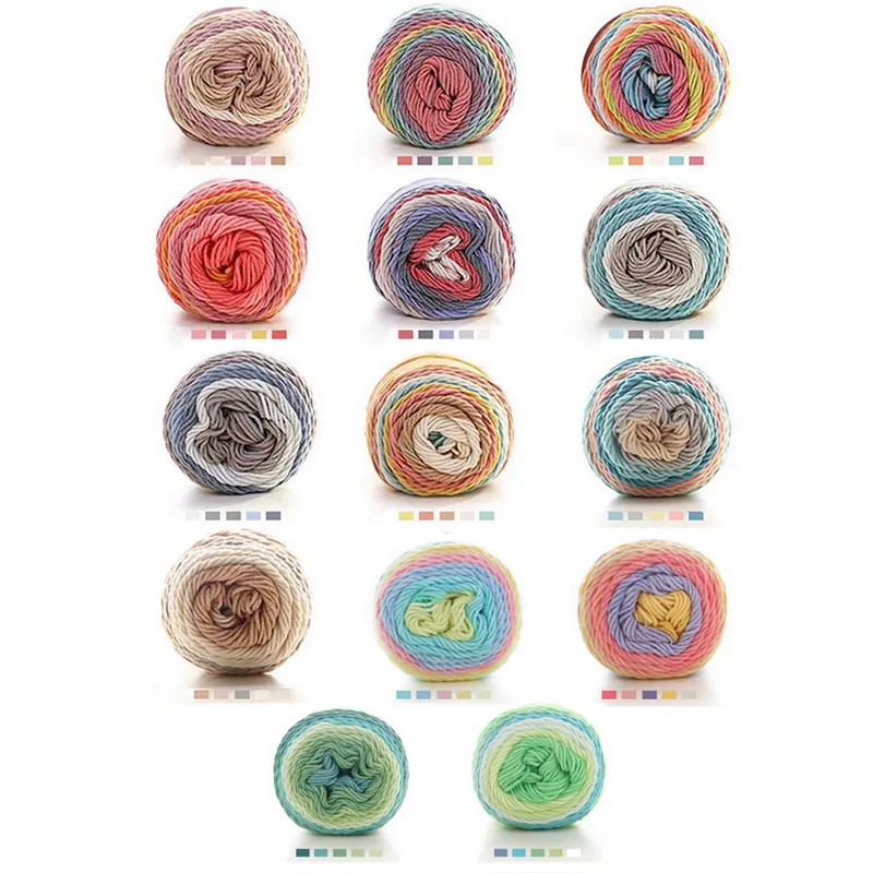 

1pc Crochet Yarn Milk Cotton Knitting Yarn Soft Thick Warm Baby Yarn For Hand Knitting Supplies Sweater Blanket Pillow Scarf