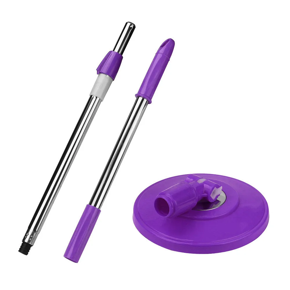 1 шт. вращающаяся швабра, сменная ручка для швабры для пола, модель 360, без педалей, домашний скребок для чистки пола, для дома, офиса, w619 - Цвет: C
