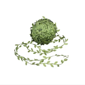

20M Artificial Green Leaf Vine String Silk Leaves Flowers DIY Wreath Scrapbooking Craft Home Wedding Decoration Party Supplies-S