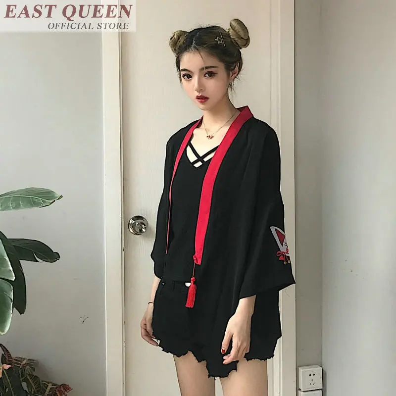 Summer women blouse and tops women long sleeve cardigan kimono cardigan hot sale traditional japanese kimonos FF563 A