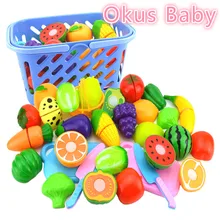 Абсолютно новая пластиковая игрушка для резки фруктов и овощей раннее развитие и обучающая игрушка для ребенка