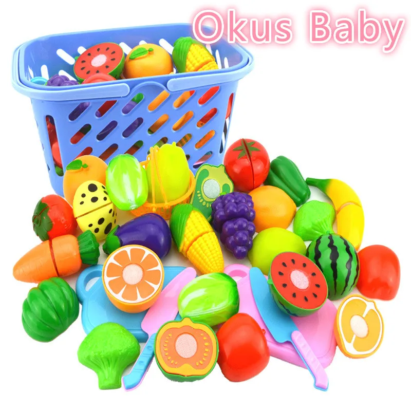 2021 Brand New Plastic Fruit Vegetables Cutting Toy Early Development and Education for Baby | Игрушки и хобби