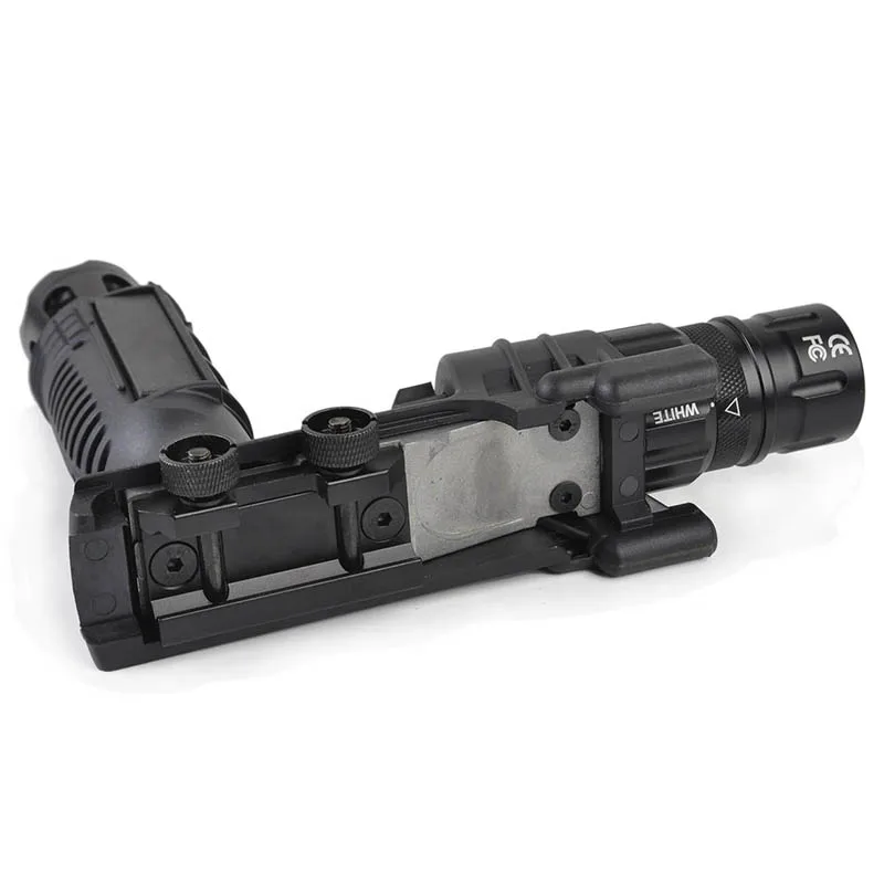 Тактический фонарик M910V вертикальный FOREGRIP WEAPONLIGHT чувствительный к давлению мгновенный активация колодки постоянного включения поворотный переключатель