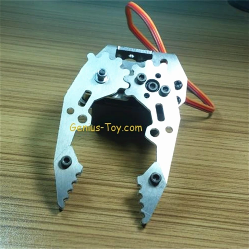 Manipulator Paw Robot Gripper Metal Claw Mechanical Arm Clamp kitin Action & Toy Figures from