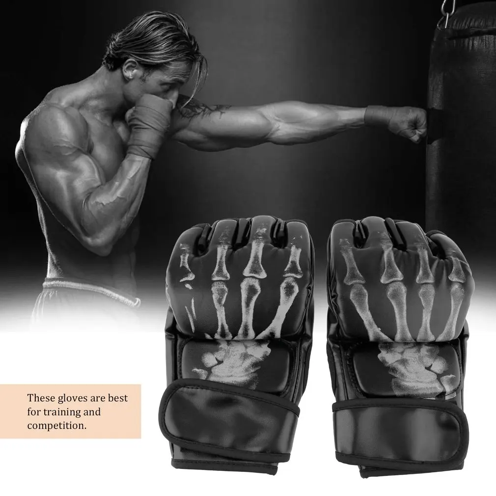 1 pair Boxing Gloves MMA Sparring Grappling Fight Boxing Punch Ultimate