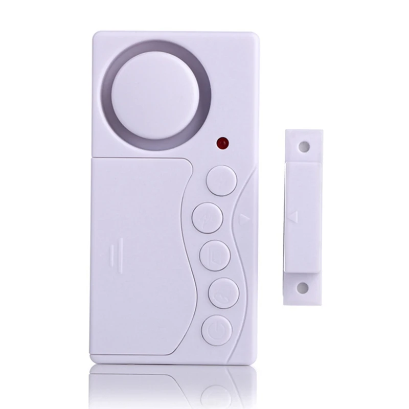

Door and Window Security Alarm Wireless Time Delay Alarm System Magnetic Triggered Door Open Chime for DIY Home Security