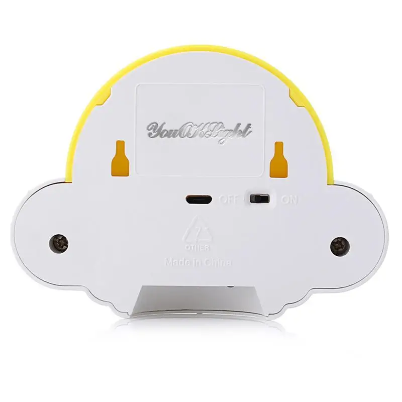 USB заряженных движения Сенсор летающая тарелка в форме свет 5-светодиодный настенный светильник ночные огни для детей Детские Спальня