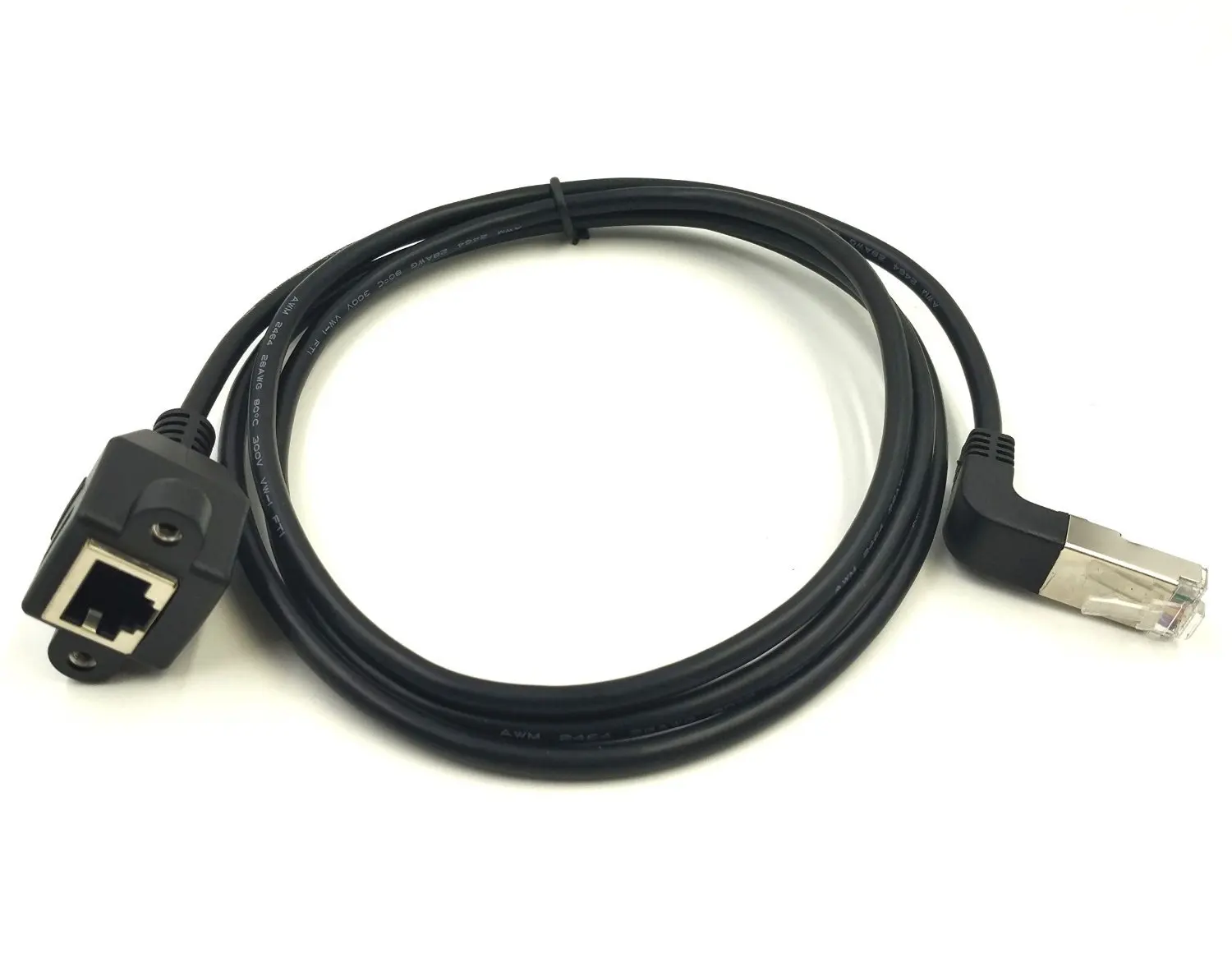 5 футов RJ45 штекер гнездо винтовое крепление для панели Ethernet LAN Сетевой