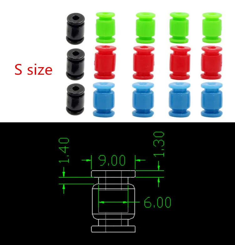 RC Дрон часть 8 шт. антивибрационный демпфирующий шар резиновый противостояние Для CC3D APM Контроллер полета FPV Gimbal
