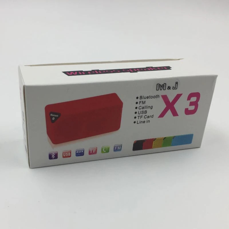 M& J Bluetooth динамик X3 Jambox стиль TF USB FM беспроводной портативный музыкальный звуковой ящик сабвуфер громкий динамик s с микрофоном caixa de som