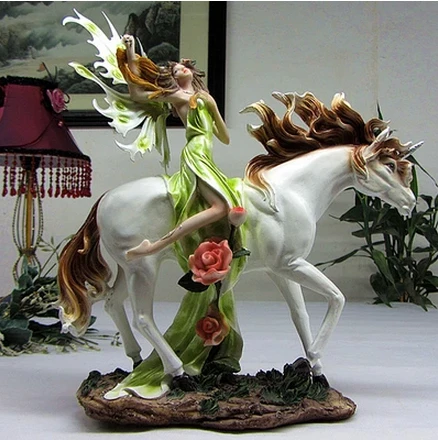 مكتبات جميلة زهرة الجنية الحلي زينة الشرفة النبيذ المنزل الحلي المفروشات الناعمة كونتيننتال هدية عيد