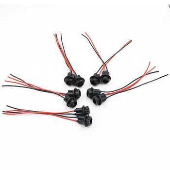 

T10 Holder Instrument Light Bulb Socket Connector led adapter 10pcs For Motorcycle/Car/Truck/Boat