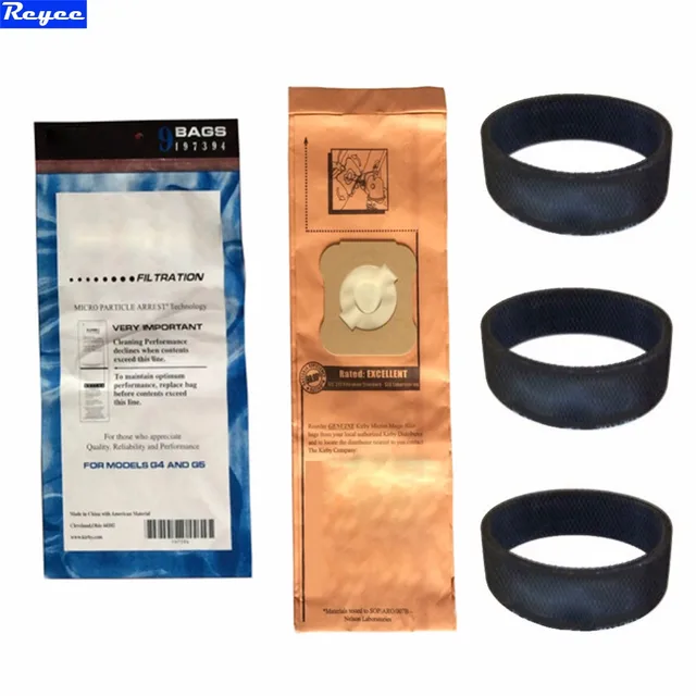 For Kirby 9 Genuine Vacuum Micron Magic Bags G4 G5 197394 For Kirby 9 Genuine Vacuum Micron Magic Bags G4 G5 197394 Generation 4 Gen 5