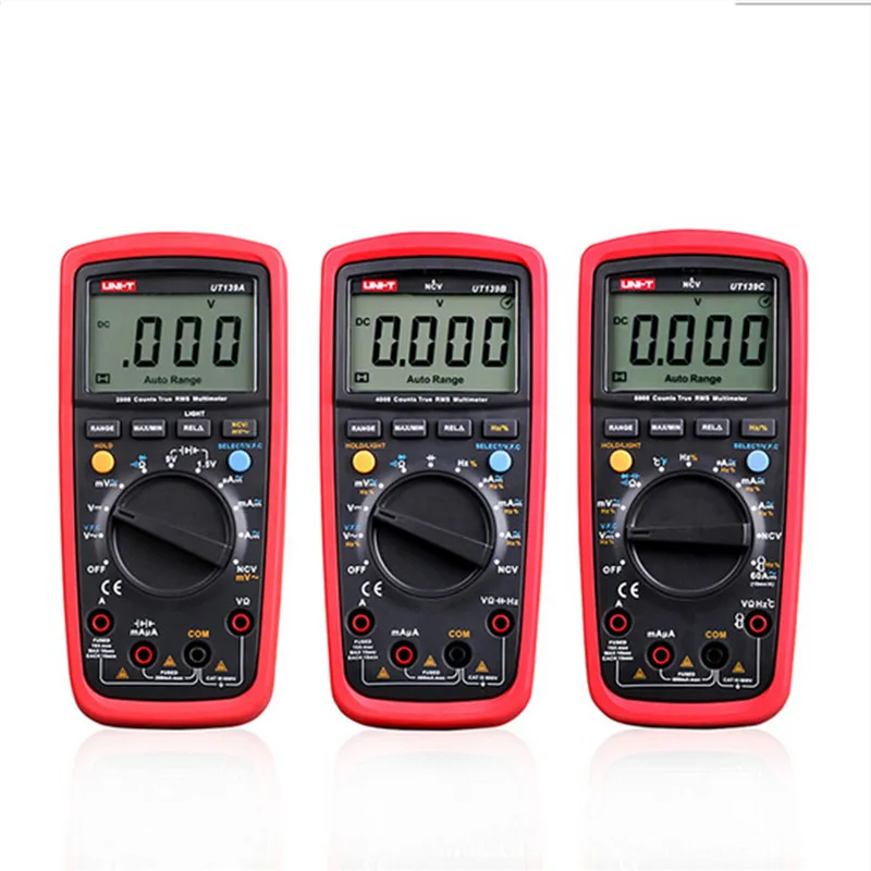 

Electric Multimeter UNI-T UT139A UT139B UT139C Digital Multimeter Auto Range AC DC Volt Amp Meter True RMS Multimeter Handheld