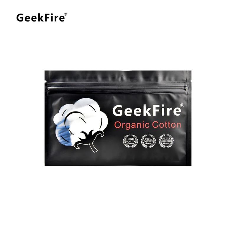 1 4 сумки GeekFire кружево органический хлопок 10 полосок электронная сигарета катушка