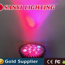 10 шт. растет свет E27 PAR38 12 Вт AC85-265V роста растений лампа аквариум светодиодное освещение Гидропоники Оборудования зеленый дом