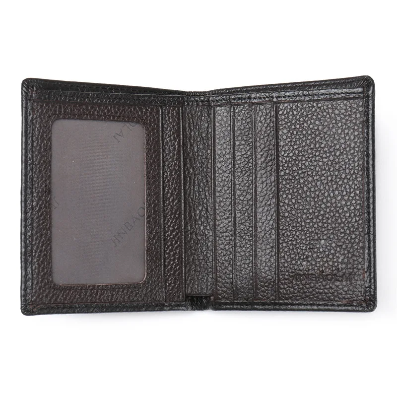 Банковских и идентификационных Бизнес кредитной из натуральной кожи держатель для карт Для мужчин кошелек мужской кошелек сумка