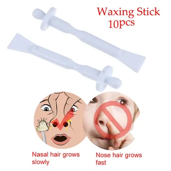 

10 Pcs Nose Wax Stick Nasal Hair Removal Kit Natural Beeswax Safe Formula Women Professional Hair Removal Accessories Wax Stick