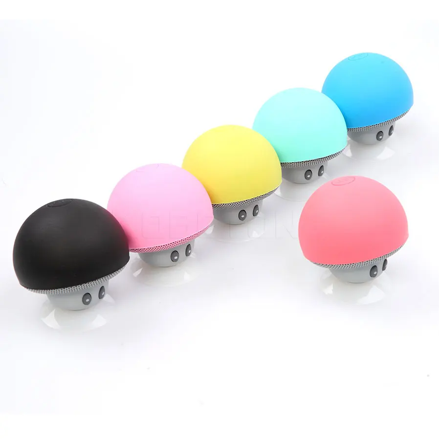 Мини Колонка kebidu с Bluetooth и грибами микрофоном на присоске стерео сабвуфер