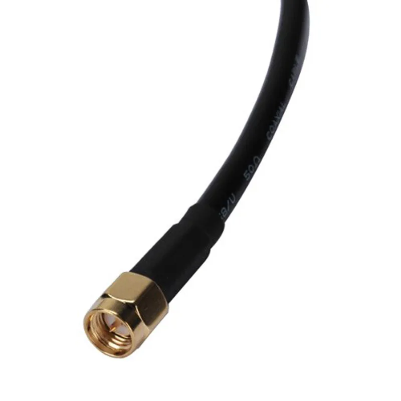 LMR195 RP-SMA MALE to SMA MALE Coaxial RF Wireless Wifi Antenna Pigtail Cable 10M