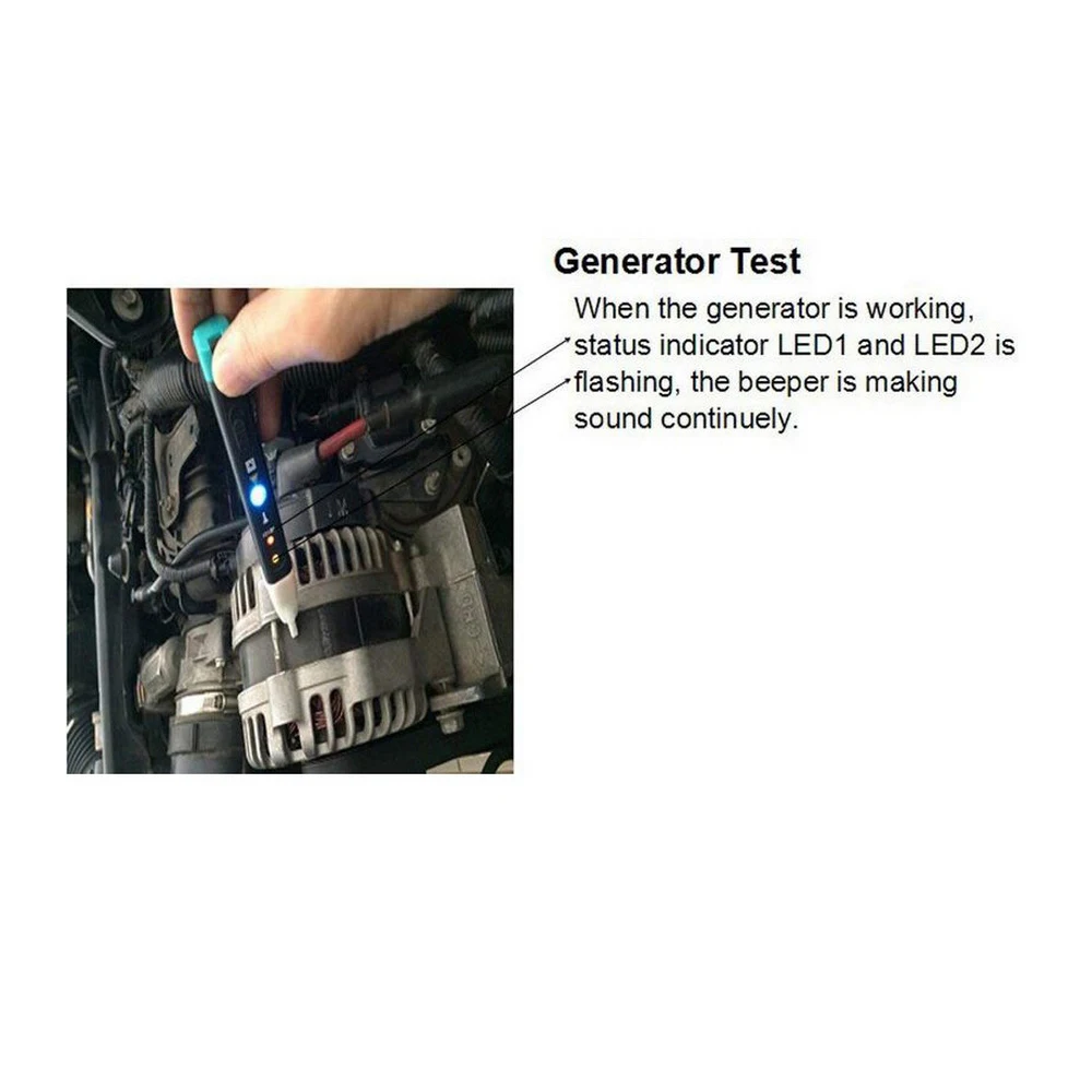 MST-101 тестовая Ручка автомобильный диагностический инструмент тестер катушки зажигания Автоматическая система обнаружения зажигания Ручка автомобильный детектор неисправностей светодиодный зуммер