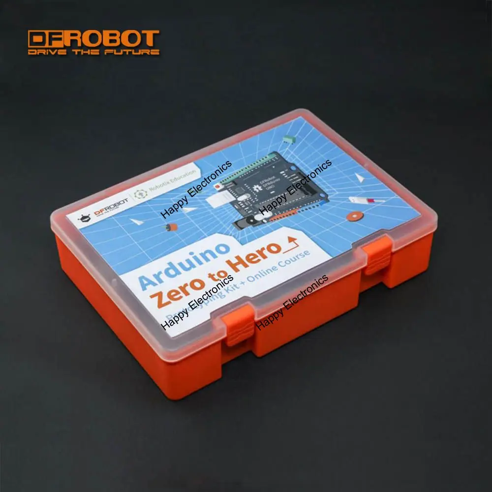 Набор DFRobot Zero to Hero с DFRduino UNO R3 на основе 38 онлайн уроков для начинающих и