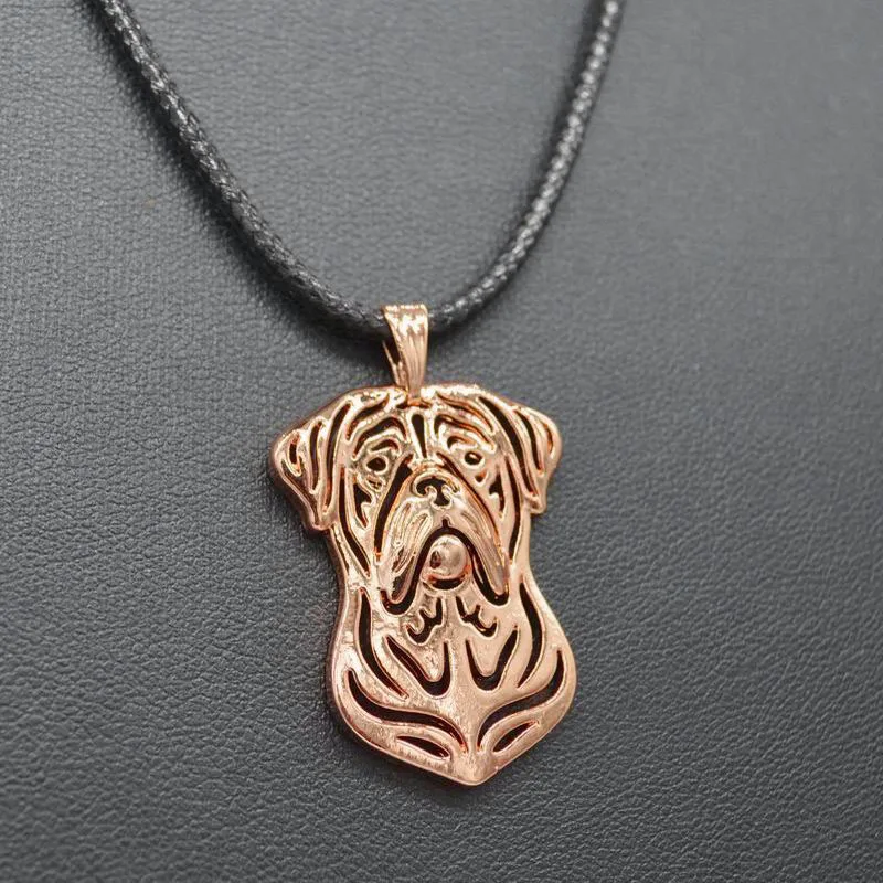 Женское металлическое ожерелье с подвеской в виде собаки|drop necklace|necklace droppendant necklace