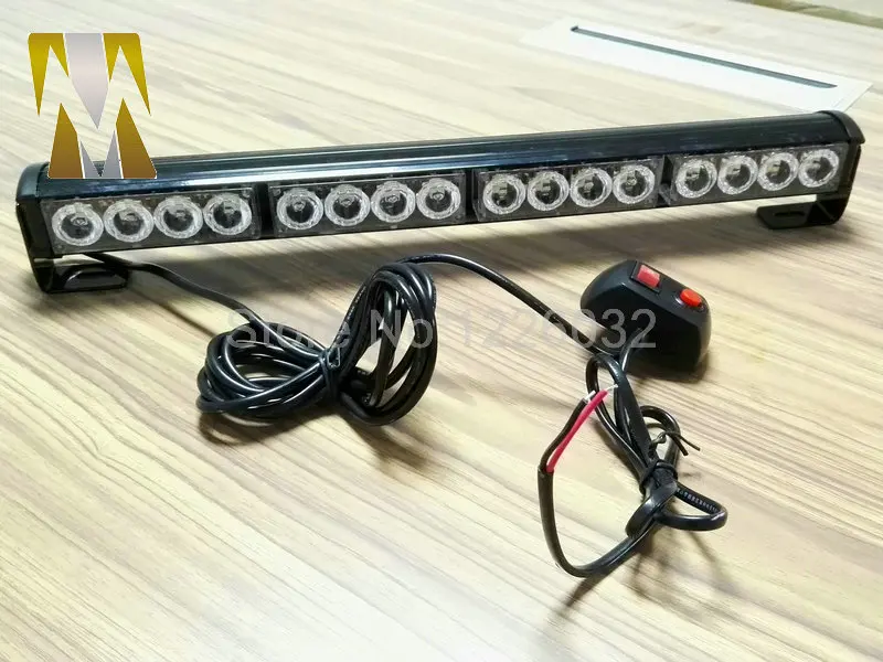 Yellow White Blue Amber Red Green 16 LED High Power Strobe Light Fireman Flashing Police Emergency Warning Fire Flash Car Truck